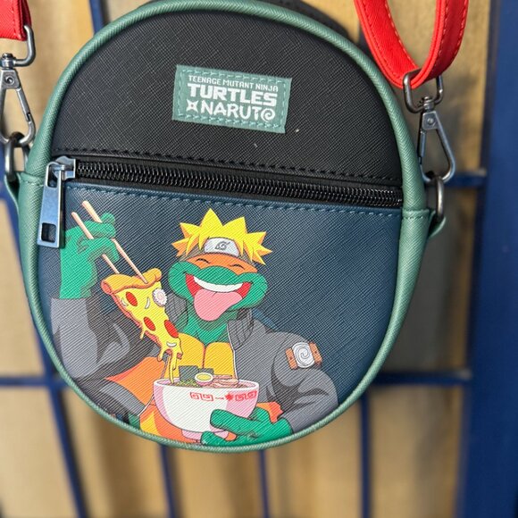 Teenage Mutant Ninja Turtles Γ Naruto Crossover Crossbody Bag RARE - Picture 6 of 7